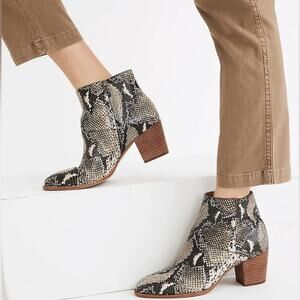 NEW Madewell The Rosie Ankle Leather Boot